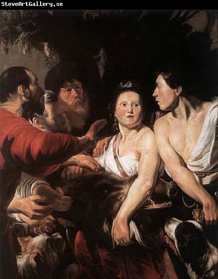 JORDAENS, Jacob Meleager and Atalanta